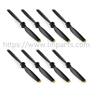 LinParts.com - XK A300 RC Airplane Spare Parts: Propeller Yellow 8pcs