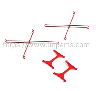 LinParts.com - XK A300 RC Airplane Spare Parts: Fixings Red