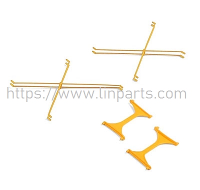 LinParts.com - XK A300 RC Airplane Spare Parts: Fixings Yellow