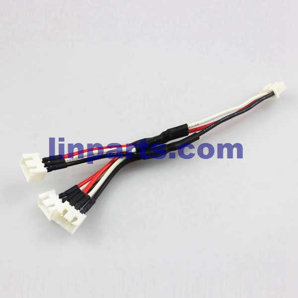 LinParts.com - Holy Stone X401H X401H-V2 RC QuadCopter Spare Parts: 1 to 3 Charging Cable [Charger 3 pcs 7.4V Battery]