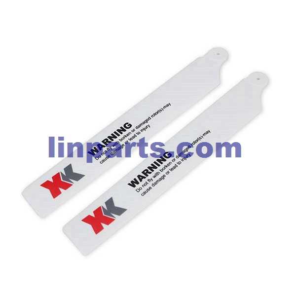 LinParts.com - XK K100 RC Helicopter Spare Parts: Main rotor blade (White)