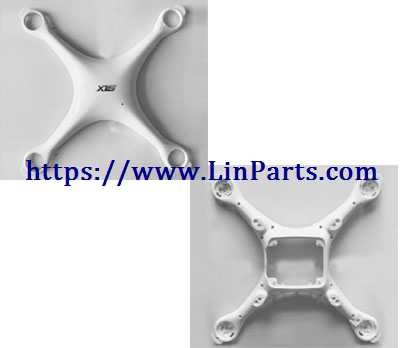 LinParts.com - XK X1S RC Drone Spare Parts: Upper case group + Lower case group