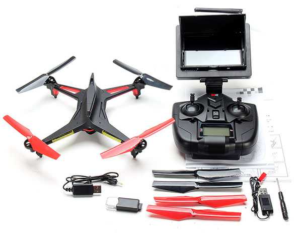 LinParts.com - XK Alien X250-A 2.4G 4CH 6 Axis Headless Mode RC Quadcopter RTF【5.8G FPV With 2.0MP Camera】