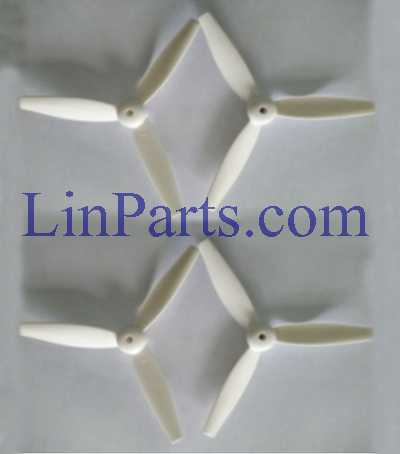 LinParts.com - XK X300 X300F X300W X300C RC Quadcopter Spare Parts: Main blades white