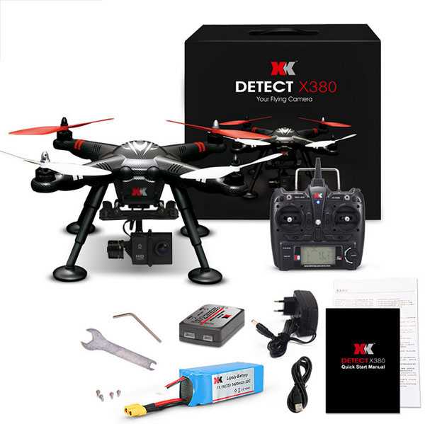 LinParts.com - XK DETECT X380-C GPS 2.4G 1080P HD RC Quadcopter RTF【GOPRO Brushless Gimbal and 1080P HD Camera】