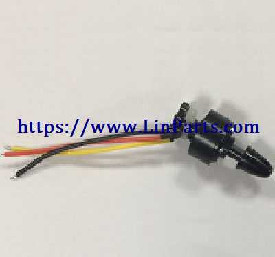 LinParts.com - JJRC M02 RC Airplane Aircraft Spare parts: Rear forward motor set CW (line length 55mm red black yellow)