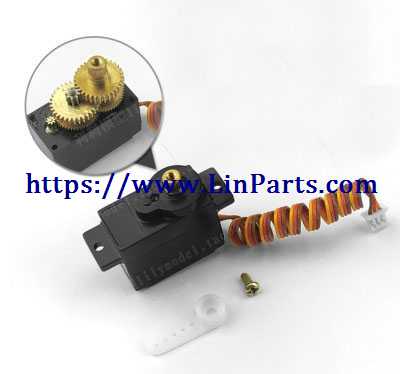 LinParts.com - XK X450 RC Airplane Aircraft Spare parts: Upgrade metal Front motor drive rudder unit 5g