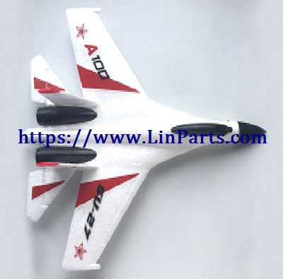 LinParts.com - XK A100 RC Airplane Spare Parts: Body group[white]