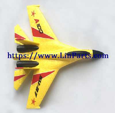 LinParts.com - XK A100 RC Airplane Spare Parts: Body group[yellow]