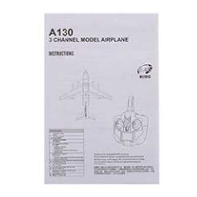 LinParts.com - XK A130 RC Airplane Spare Parts: English manual
