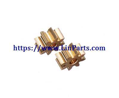 LinParts.com - XK K130 RC Helicopter Spare Parts: Small copper gear on the main motor 1pcs