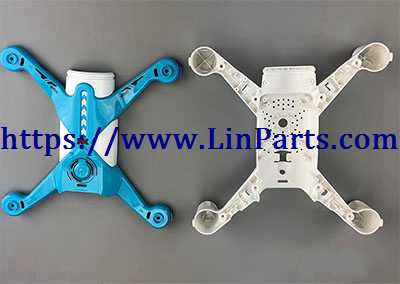 LinParts.com - XK X150 RC Quadcopter Spare Parts: Upper cover + Lower cover[Blue]
