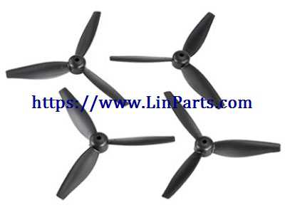 LinParts.com - XK X300 X300F X300W X300C RC Quadcopter Spare Parts: Main blades black