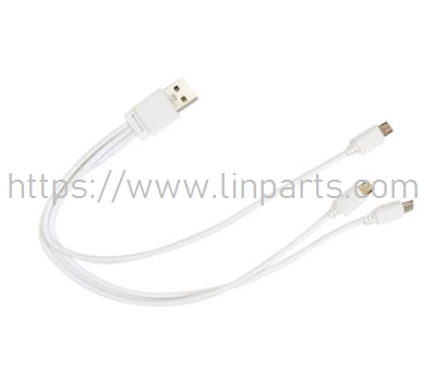 LinParts.com - KY905 Mini Drone Spare Parts: 1 to 3 charger cables