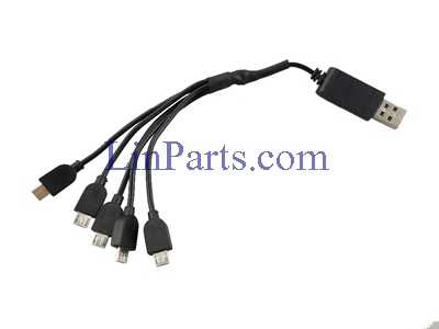 LinParts.com - VISUO XS816 XS816 4K RC Quadcopter Spare Parts: 1 For 5 USB Charger