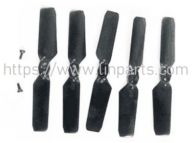 LinParts.com - YuXiang YXZNRC F09 UH-60 RC Helicopter Spare Parts: F09-019 Tail propeller 5pcs