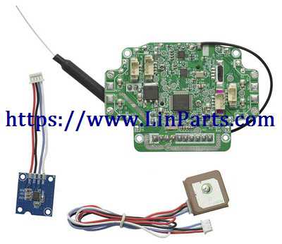 LinParts.com - VISUO ZEN K1 RC Quadcopter Spare Parts: Receiver Board + GPS + Geomagnetic Module Set